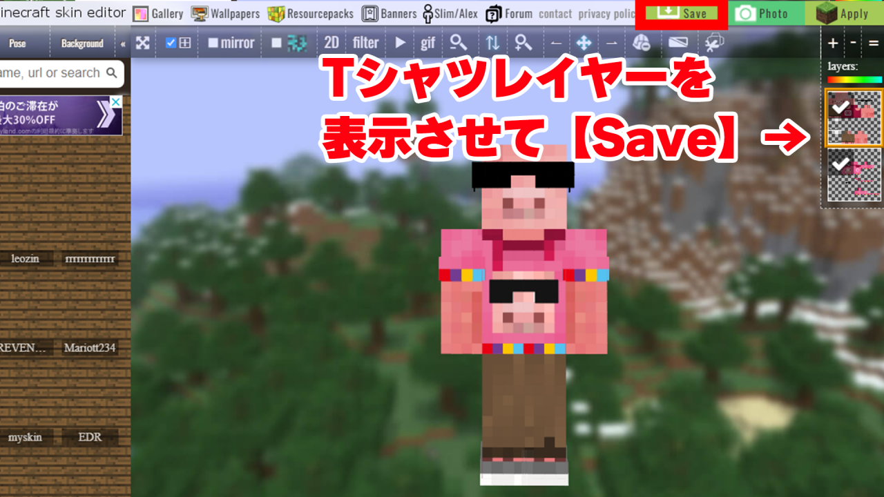 マインクラフトオリジナルスキン ドズル社 公式サイト | ドズル社ランド2024-SKIN